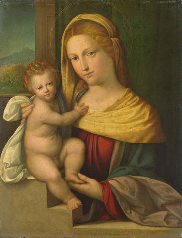 Madonna and Child, Garofalo, 1515 - 1540 Canvas Print