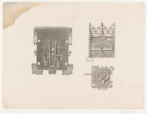 Sloten, David van der Kellen (1804-1879), in or before 1865 - 1878 Canvas Print