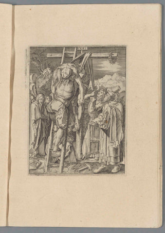 Descent from the Cross, Albrecht Dürer, 1610 - 1620 Canvas Print