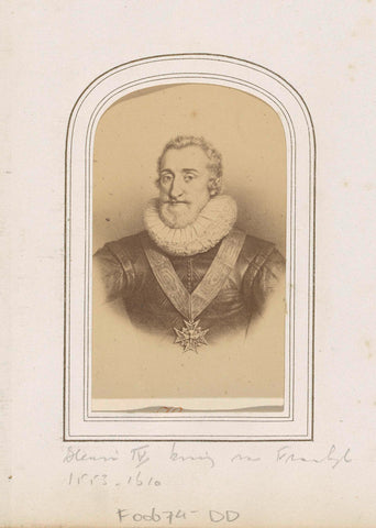 Photo reproduction of (presumably) a print by Henri IV, King of France, Étienne Neurdein, c. 1863 - c. 1880 Canvas Print