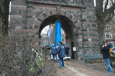 Relocation of The Night Watch to the South Wing (photo series B), 2003 Canvas Print