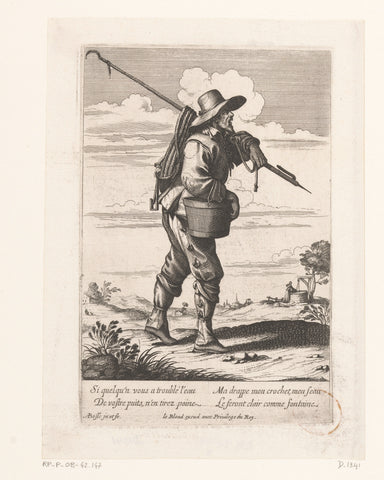 Waterlansier, Abraham Bosse, 1629 - 1630 Canvas Print