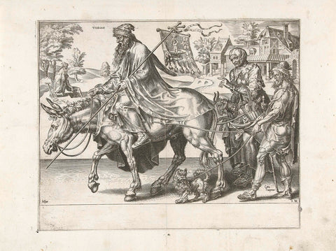 Triumph of Tobias, Dirck Volckertsz. Coornhert, 1559 Canvas Print