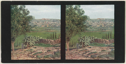 View of Nazareth, anonymous, Farbenphotographischen Gesellschaft, 1911 - 1919 Canvas Print