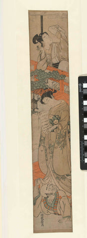 Parody of the seventh act of the Chushingura play, Isoda Kôryûsai, 1770 - 1780 Canvas Print