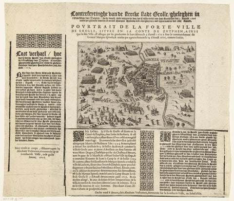 Siege and capture of the town of Grol by Spinola, August 5-14, 1606, anonymous, 1606 Canvas Print