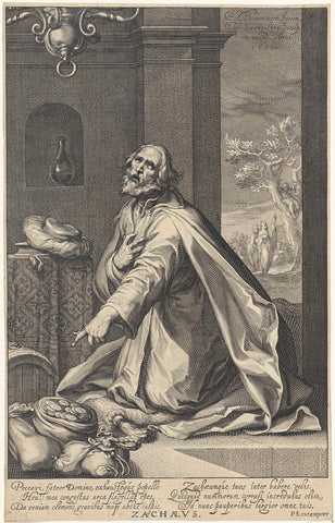 Penitent Zacchaeus, Willem Isaacsz. of Swanenburg, 1611 Canvas Print