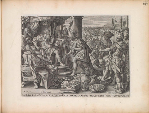 Holofernes for Nebuchadnezzar, Maerten de Vos, 1643 Canvas Print