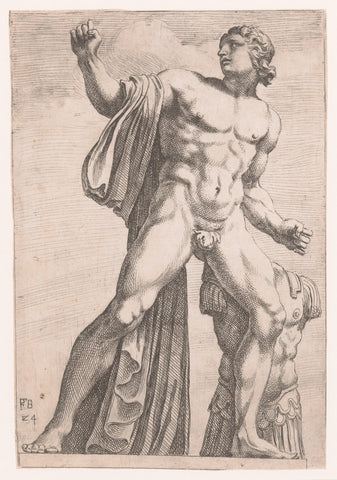 Statue of classical hero, François Perrier, 1638 Canvas Print