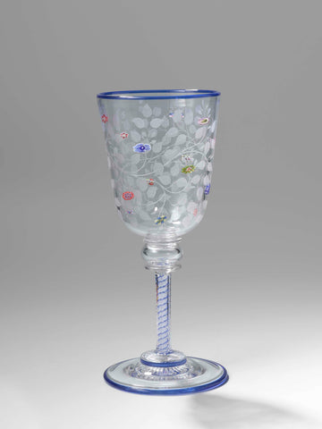 Wine glass, Baccarat, 1846 - c. 1860 Canvas Print