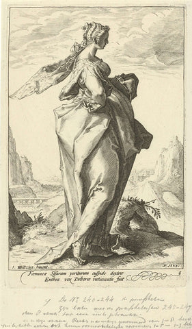 Debora, Jacob Matham (attributed to), 1601 - 1652 Canvas Print