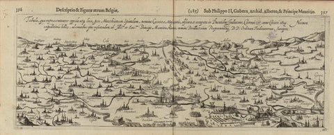 Map of the Duchy of Gulik, 1614, Simon Frisius, 1621 - 1622 Canvas Print