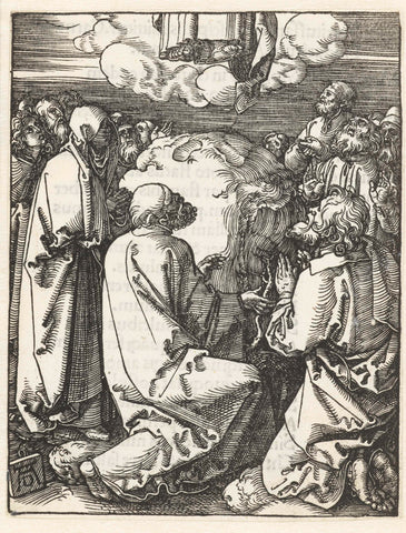 Ascension, Albrecht Dürer, 1510 Canvas Print