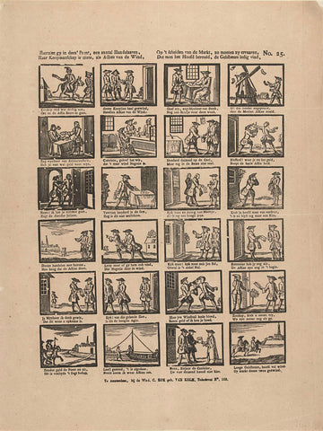 Cartoon on the Action Trade, 1720, anonymous, 1720 Canvas Print