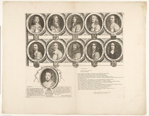 Proclamation in Ghent of Charles II of Spain as Count of Flanders (sheet 10), 1666, Lucas Vorsterman (II), 1666 - 1667 Canvas Print