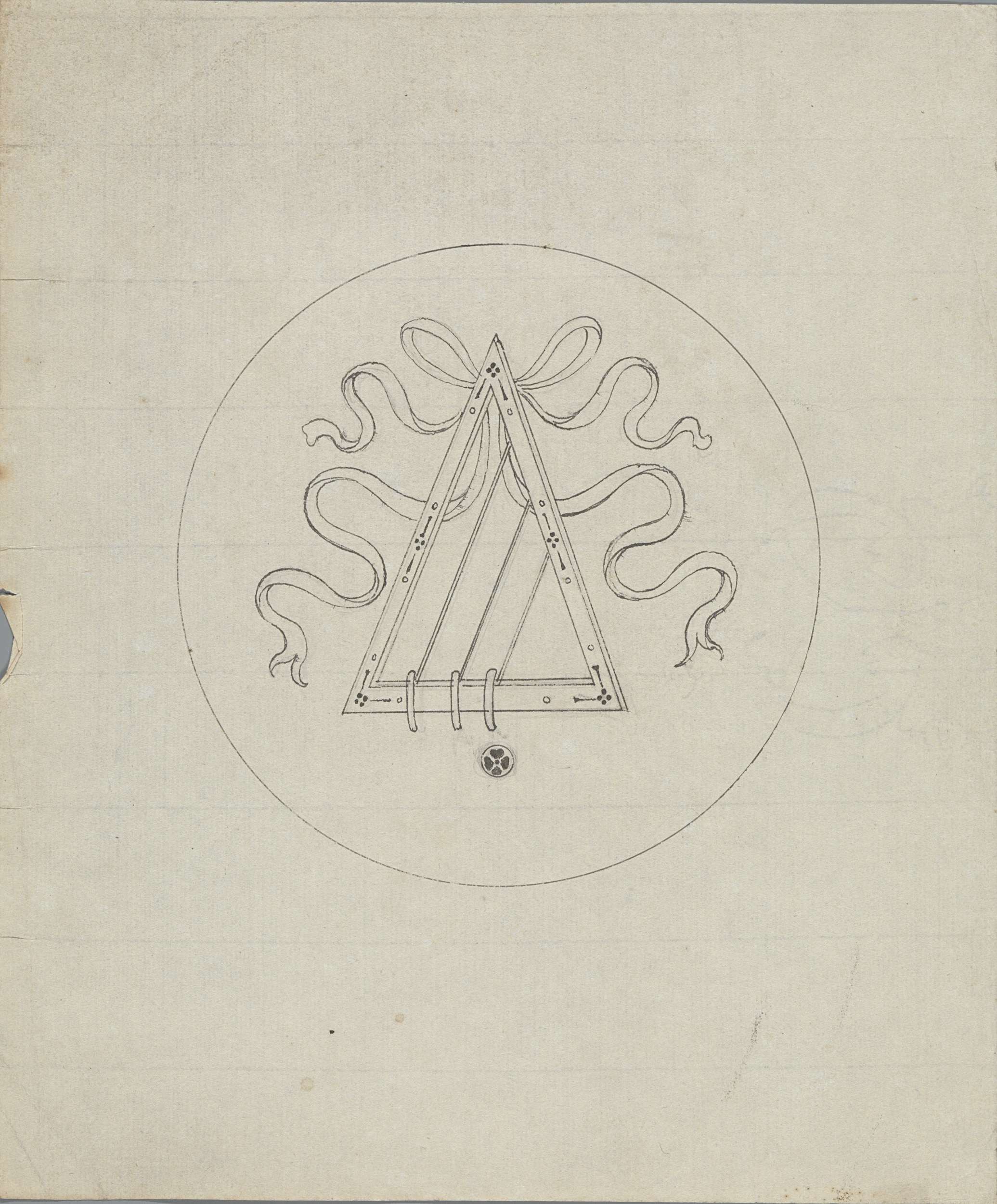 Triangular string instrument, Pierre Félix of | CanvasPrints.com