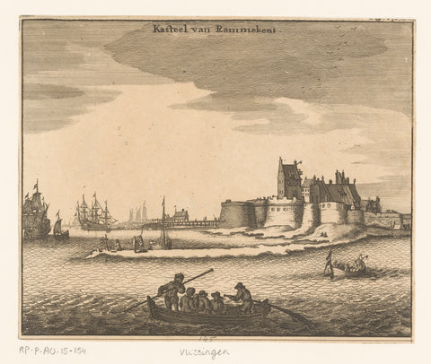 View of Fort Rammekens, anonymous, 1696 Canvas Print