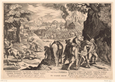 Het ijzeren tijdperk, Robert de Baudous, 1591 - 1659 Canvas Print