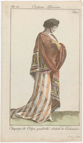 Journal des Dames et des Modes: Ladies' Fashion, anonymous, 1801 Canvas Print