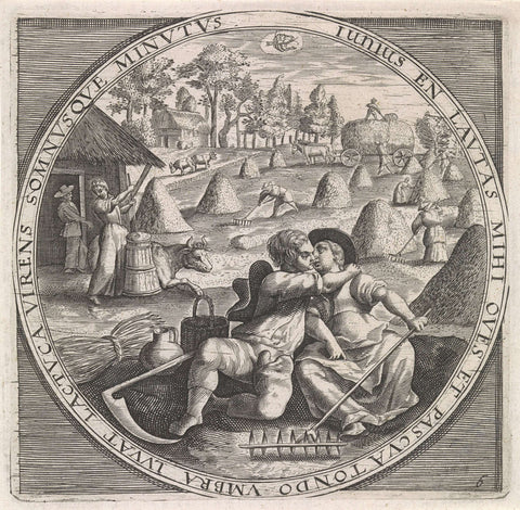 June: hooien, anonymous, c. 1574 - c. 1687 Canvas Print