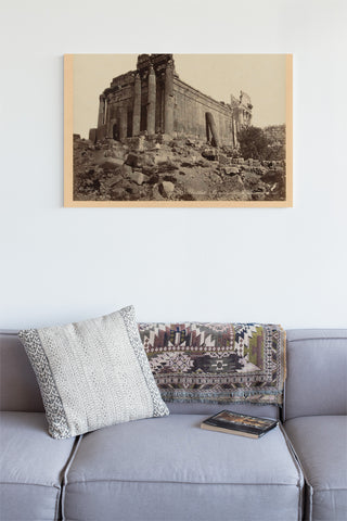 S 78. Temple of Jupiter (seen from the east). Baalbec. Syria., Bonfils, c. 1867 - c. 1876 Canvas Print