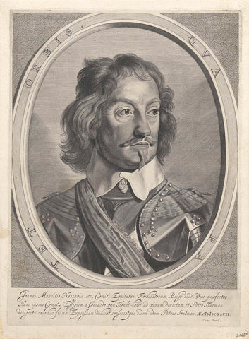 Portrait of Johan Maurits, Count of Nassau-Siegen, Cornelis Visscher (II), 1650 Canvas Print