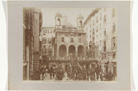 Church of San Pietro in Banchi, Genua, Fratelli Alinari, 1898 Canvas Print