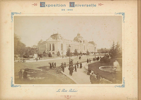 Exterior of the Petit Palais in Paris, Neurdein Frères, 1900 Canvas Print