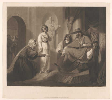 Audiëntie bij een kardinaal, William Ward, 1792 Canvas Print