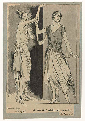 Creations of A. Soulié, Mei 1921, anonymous, 1921 Canvas Print