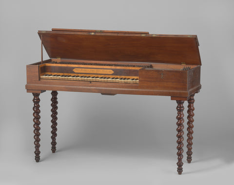 Square piano, Gabriel Buntebart & Sievers, 1788 Canvas Print