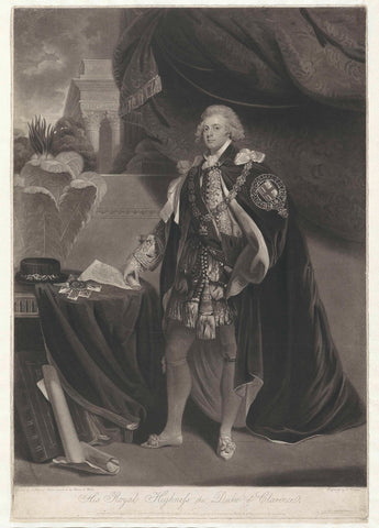 Portrait of the Duke of Clarence, Charles Howard Hodges, 1792 Canvas Print