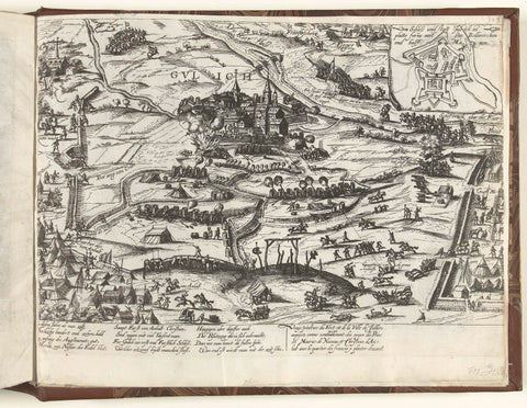 Siege of Jülich, 1610, Frans Hogenberg (workshop or), 1610 - 1612 Canvas Print