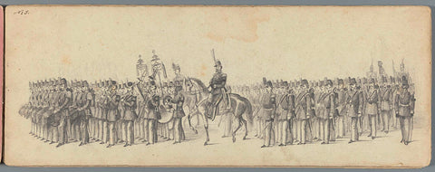 Funeral procession of Anna Paulowna (sheet 3), 1865, anonymous, 1865 Canvas Print