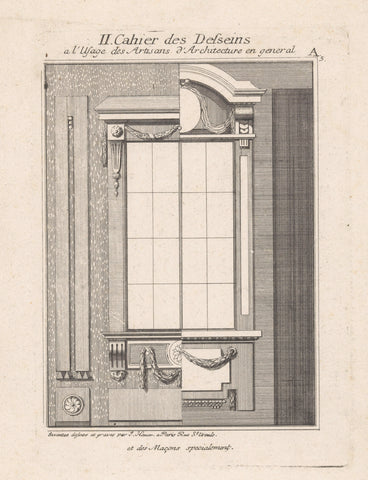 Vensteromlijstingen, Johann Thomas Hauer, 1781 Canvas Print