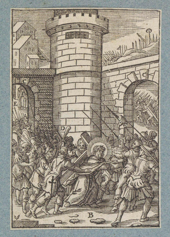 Bearing the Cross, Christopher of Shechem (II), 1629 Canvas Print