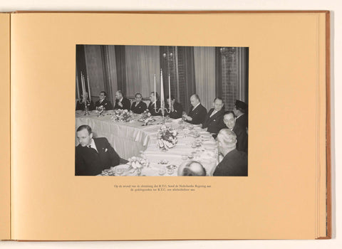 On the evening of the closing session of the R.T.C., the Dutch Government offered the delegates of the R.T.C. a farewell dinner, Government Information Service, 1949 Canvas Print