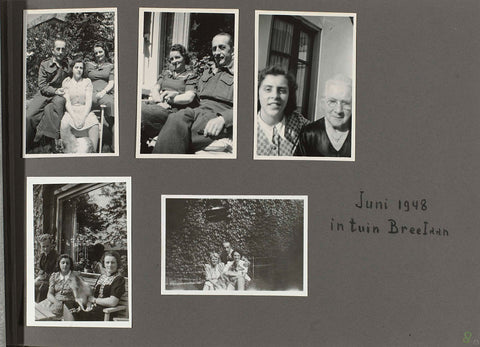 Familiefoto's 1943, anonymous, 1942 - 1943 Canvas Print