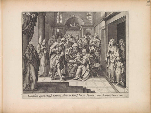 Circumcision of Christ, Maerten de Vos, 1643 Canvas Print