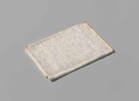 Napkin with pattern of scattered flowers. Mark CK (?) 30., , c. 1650 - c. 1660 Canvas Print