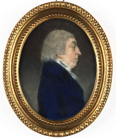 Portrait of a man, Johan Anspach, 1802 Canvas Print