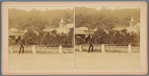 Waulsort in de Ardennen, anonymous, c. 1900 Canvas Print