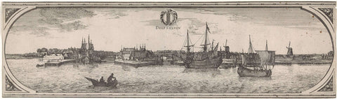 View of Delfshaven, Joost van Geel, 1666 - 1698 Canvas Print