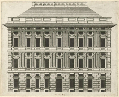 Palazzo Patrone, Nicolaes Ryckmans (attributed to), 1622 Canvas Print