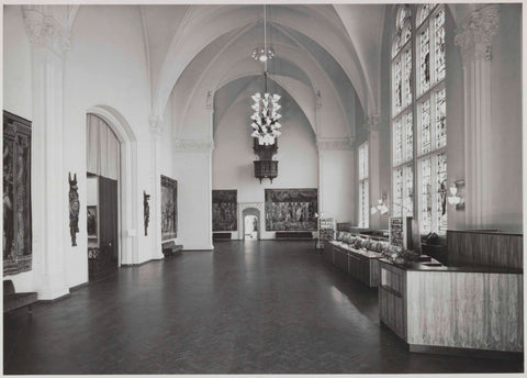 The front hall along the length in 1959., 1959 Canvas Print