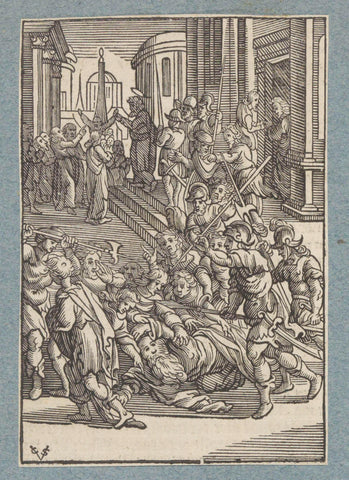 Capture of Paul in Jerusalem, Christopher of Shechem (II), in or after 1629 - in or before 1646 Canvas Print