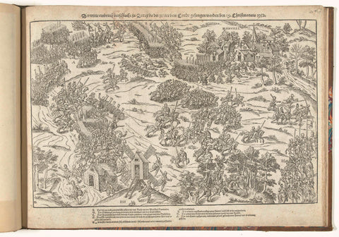 Battle of Dreux, Third Encounter, 1562, Jean Perrissin, 1570 Canvas Print