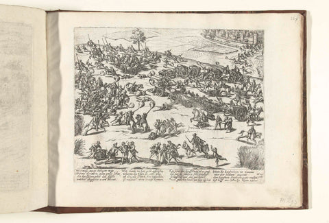 Battles outside Cologne, 1588, Frans Hogenberg, 1588 - 1590 Canvas Print