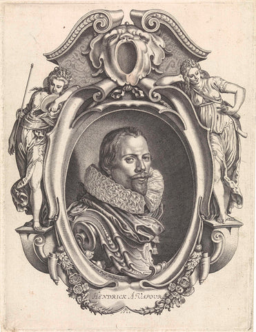 Portrait of Hendrik Arentsen Vapoer, Simon van de Passe, 1622 Canvas Print