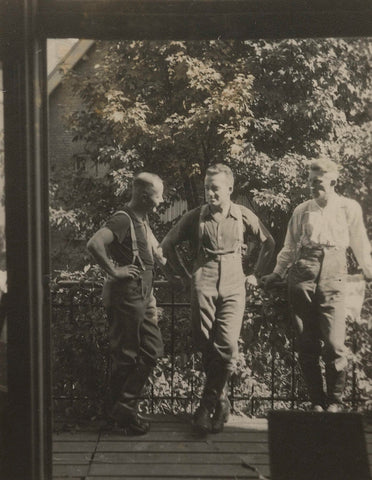 Three Wehrmacht soldiers, anonymous, 1940 Canvas Print